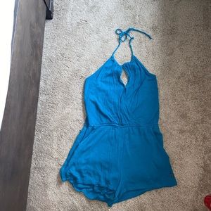 Teal Roxy romper